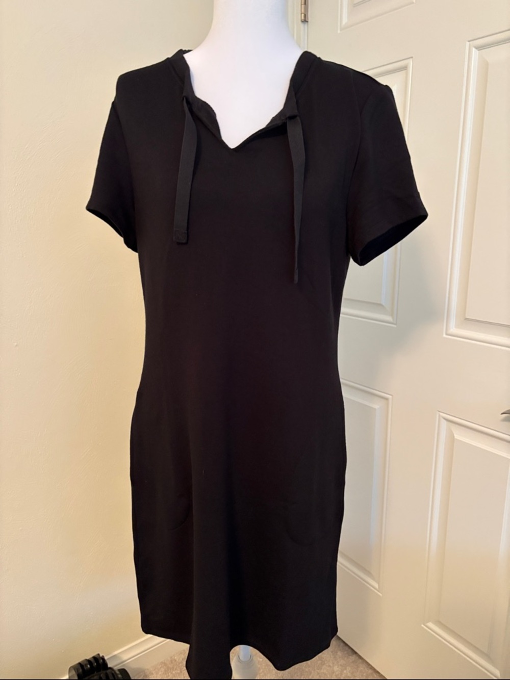 Calvin Klein Black Short Sleeve Dress